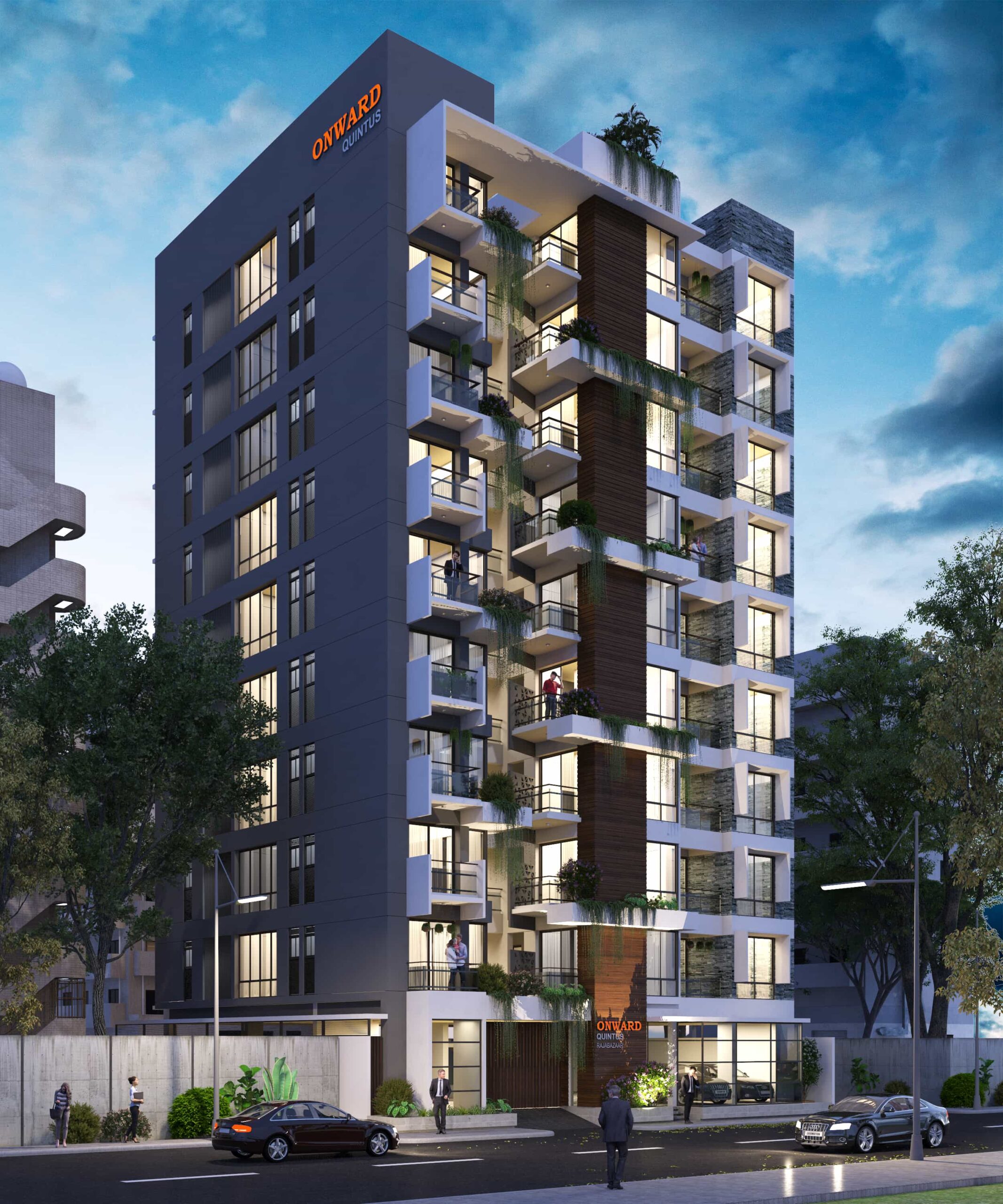 ONWARD QUINTUS a modern luxurious residential project at West Razabazar