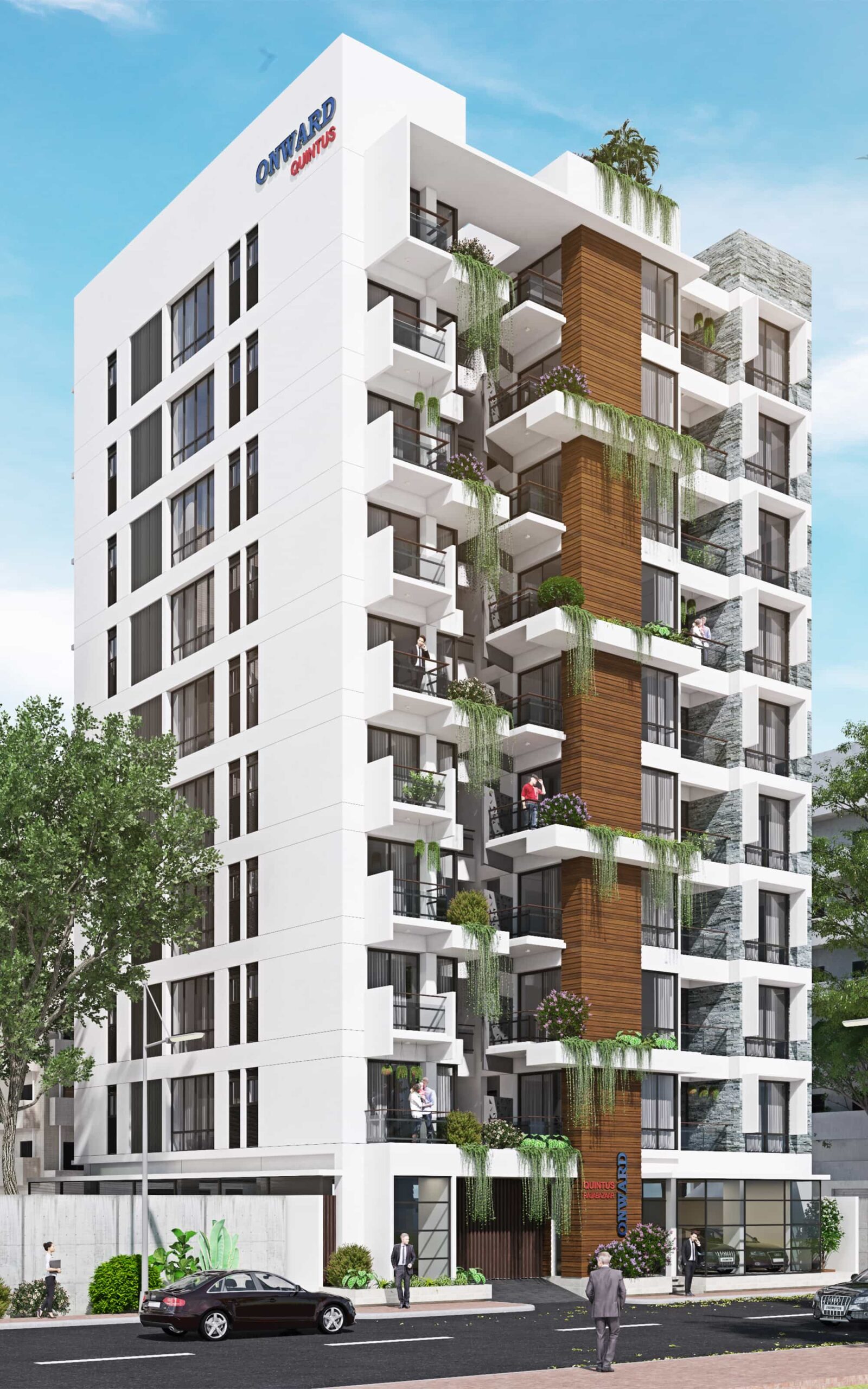 ONWARD QUINTUS a modern luxurious residential project at West Razabazar