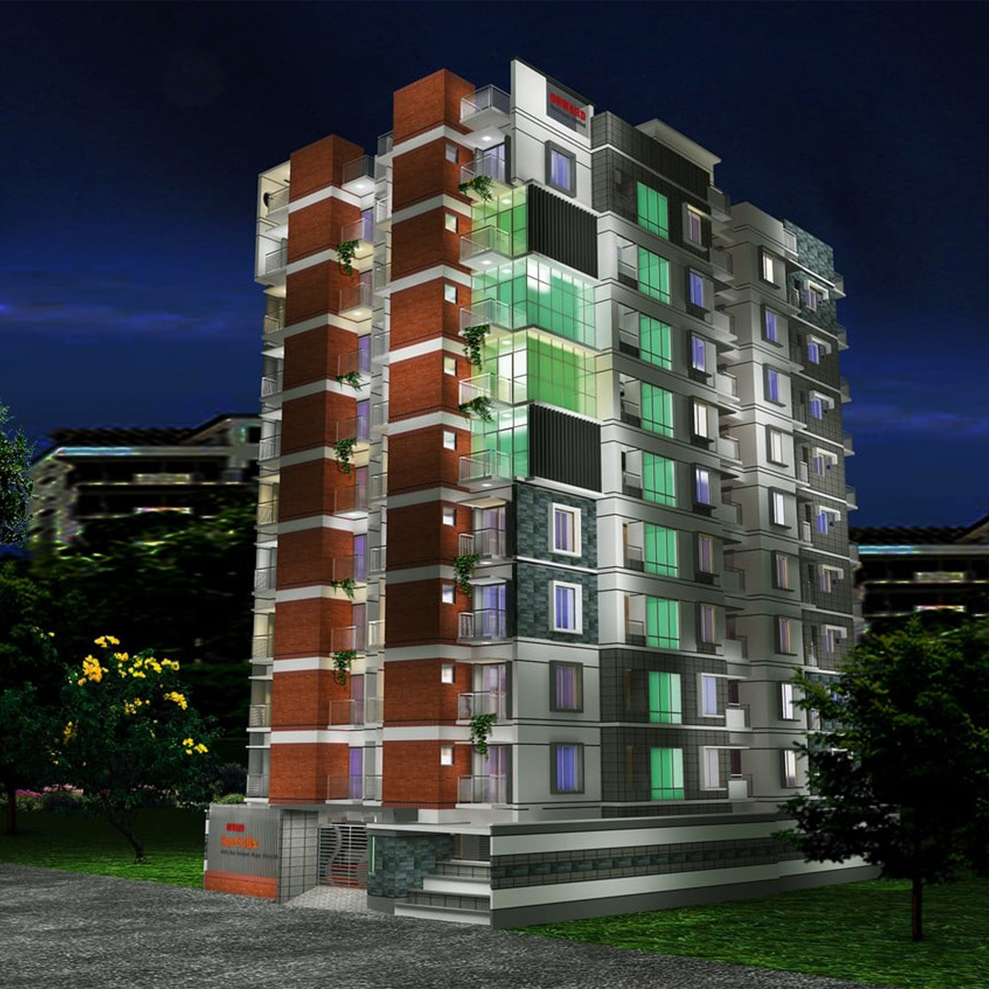 ONWARD Jarbella a modern luxurious residential project at East Kazipara